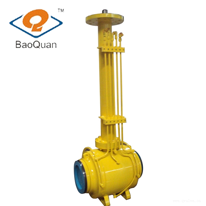 Q37加長桿鍛鋼全焊接球閥